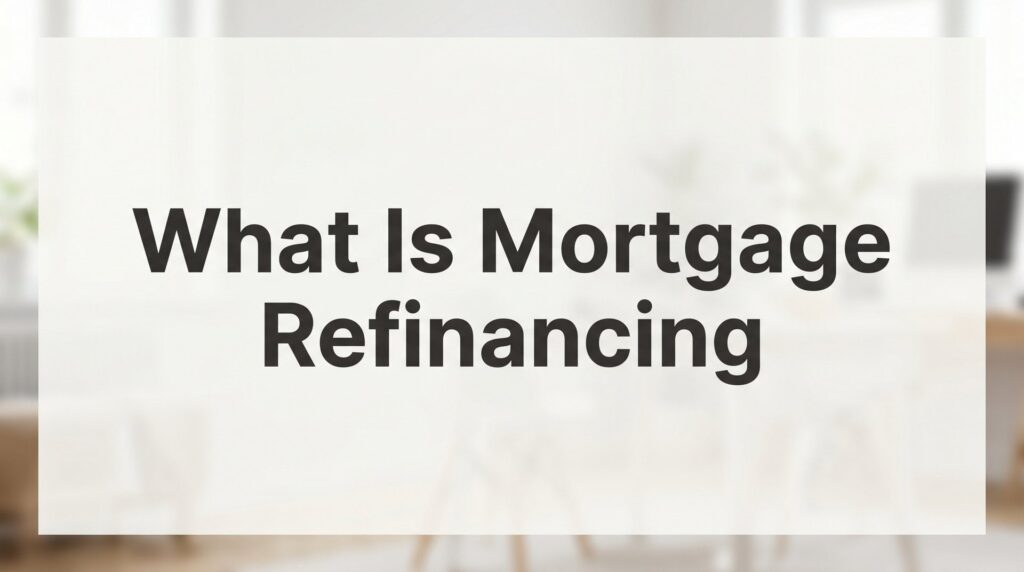 What Is Mortgage Refinancing? A Plain-English Guide to How It Works